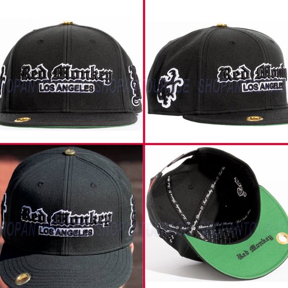 Red Monkey Hat Bundle #3 of 6 Limited Edition Unisex Trucker Cap Hats + Gift Hat - Picture 3 of 7